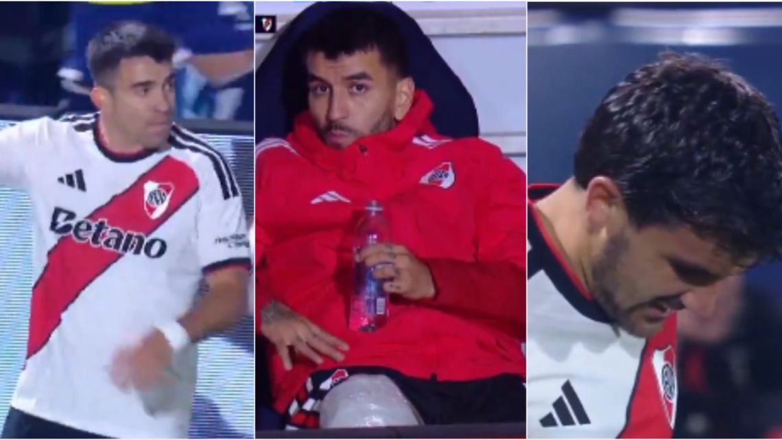 River sumó tres lesionados: Marcos Acuña, Ángel Correa y Mauro Arambarri quedaron tocados tras la derrota ante Gimnasia