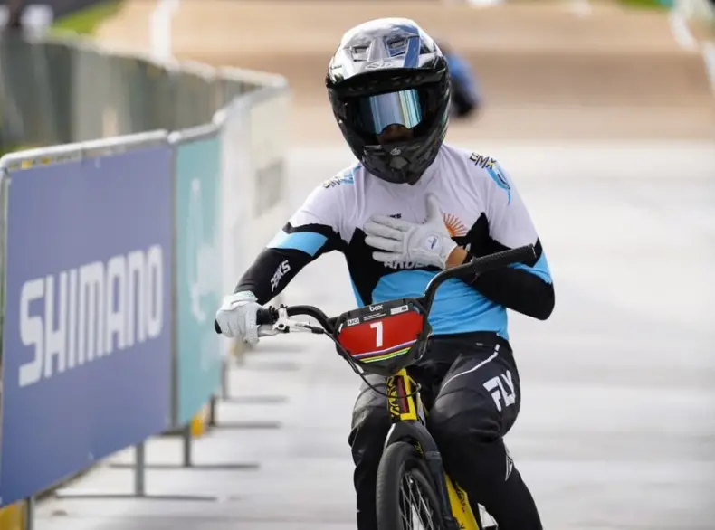 Marcos Frack brilló en Australia y terminó sexto en el Mundial de BMX