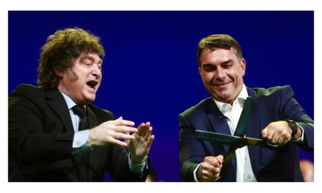 Diputados del PT pidieron investigar a Javier Milei por su respaldo a Flávio Bolsonaro en plena campaña electoral