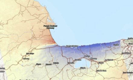 La NASA mostró un mapa con los desplazamientos de la superficie terrestre en Venezuela
