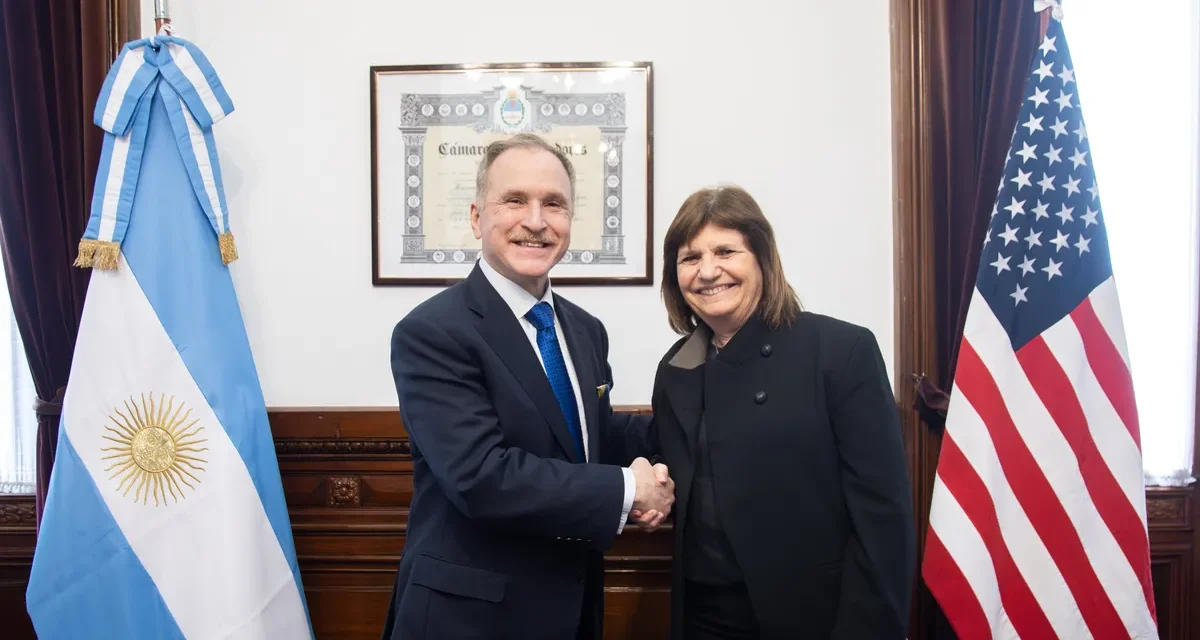 Patricia Bullrich se reunió con el embajador de los EEUU