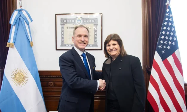 Patricia Bullrich se reunió con el embajador de los EEUU