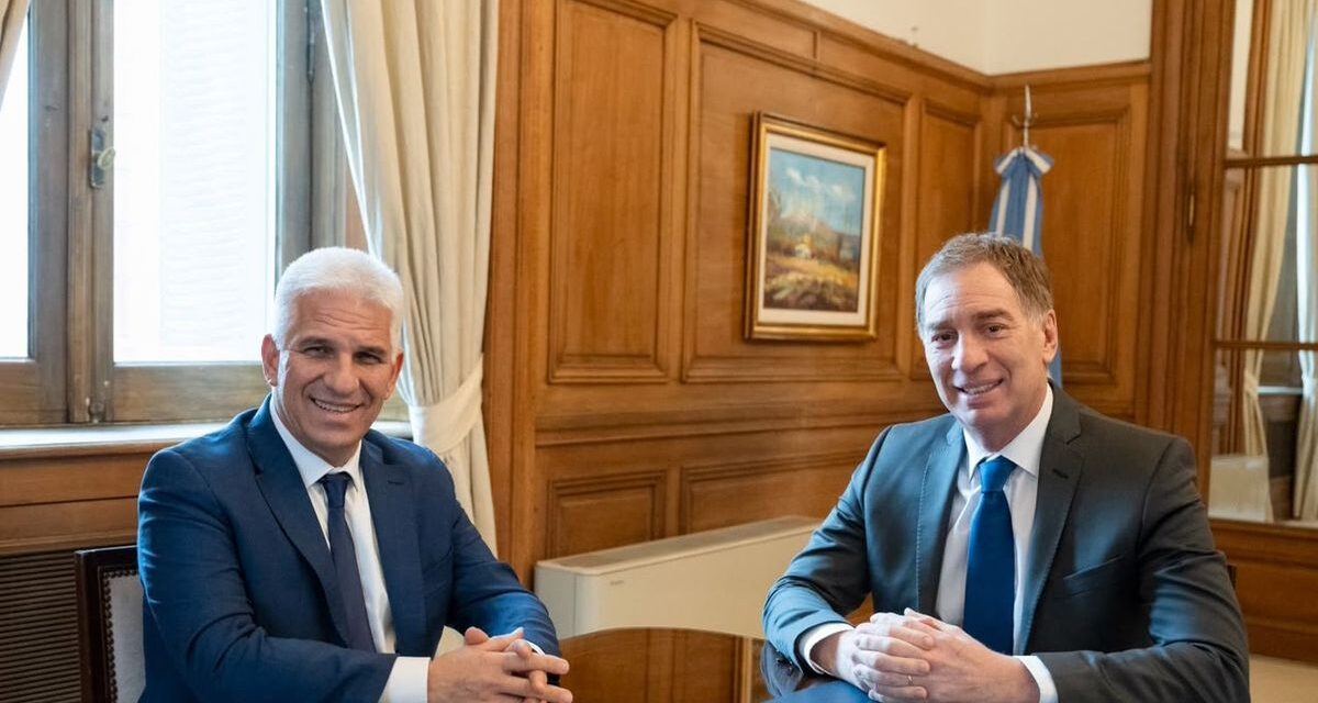 Diego Santilli recibió a Claudio Poggi con la eliminación de las PASO y la reforma del BCRA en agenda