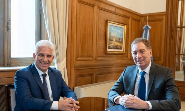 Diego Santilli recibió a Claudio Poggi con la eliminación de las PASO y la reforma del BCRA en agenda