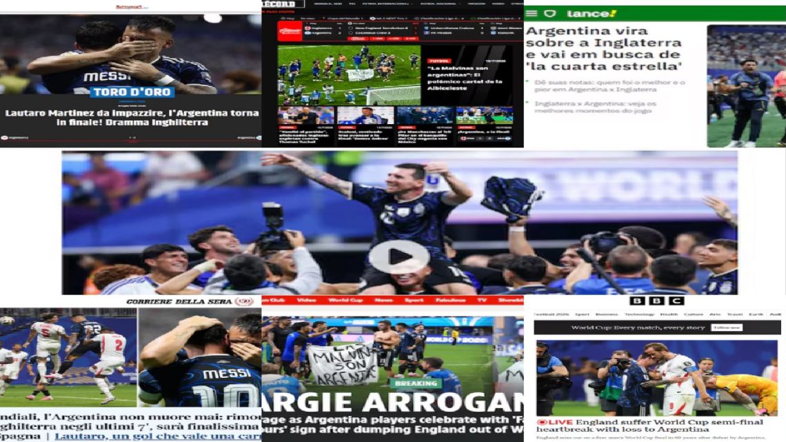 La Selección deslumbra a la prensa mundial: “Argentina nunca muere” y “Messi quiere otro Mundial”