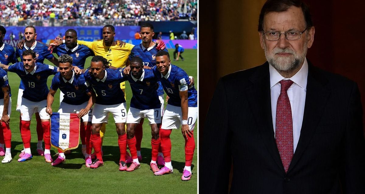 Tras los ataques a Kylian Mbappé, Mariano Rajoy abrió otra polémica y aseguró que Francia juega sin franceses