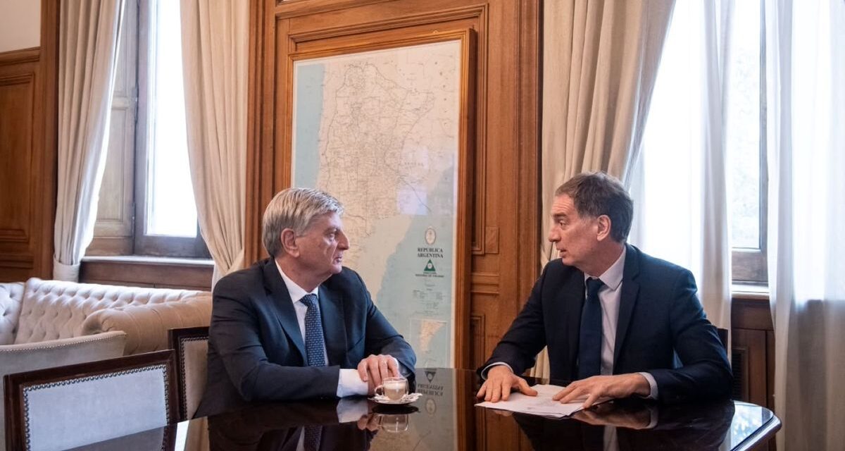 Diego Santilli se reunió con Sergio Ziliotto, que le reclamó por deuda previsional y obras en La Pampa