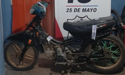 Control de rutina y sorpresa: descubrieron que una moto tenía la numeración modificada