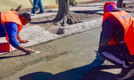 Santa Lucía avanza con trabajos para mejorar la seguridad vial en Villa Manuelita