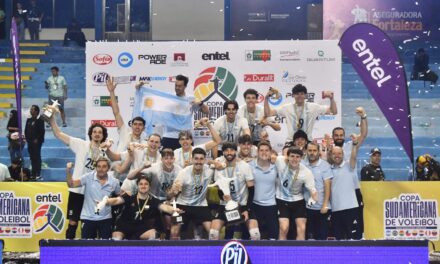 Un sanjuanino campeón con Argentina: Samuel Guidi Correa levantó la Copa Sudamericana de vóley