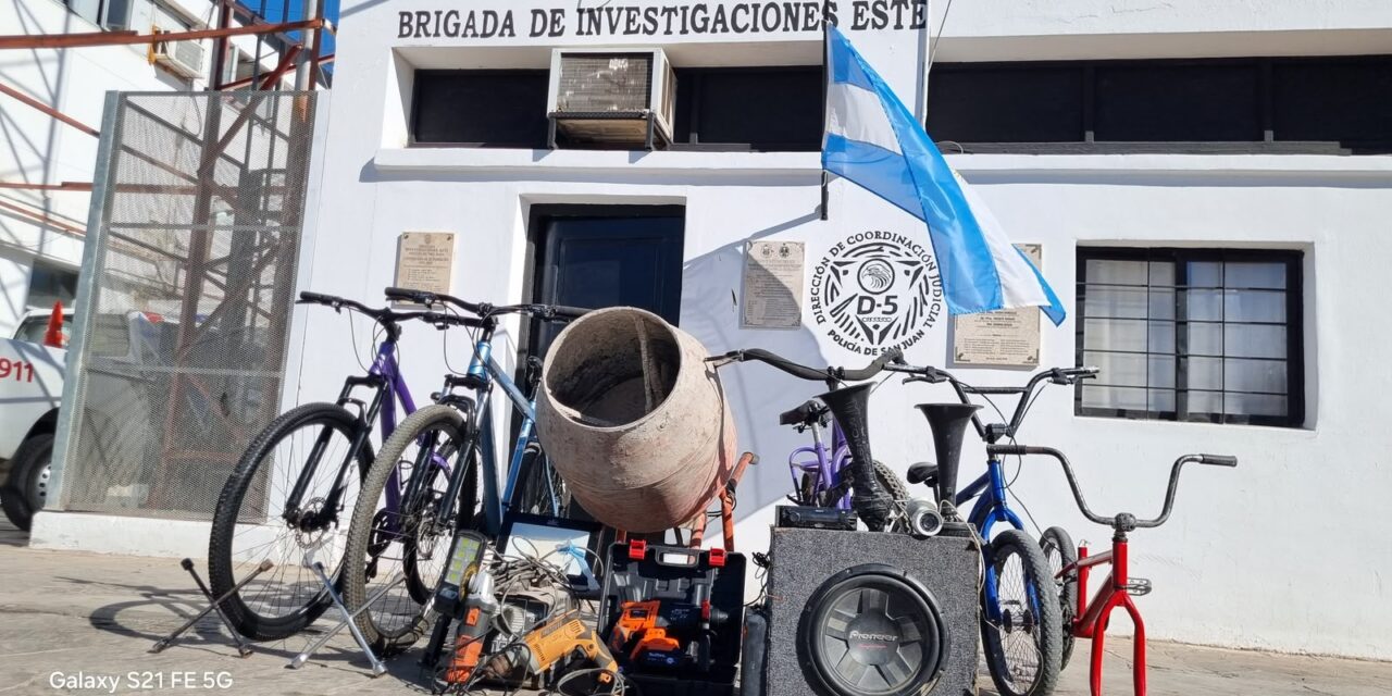 Allanamientos en Caucete: un detenido, drogas y una réplica de arma secuestradas
