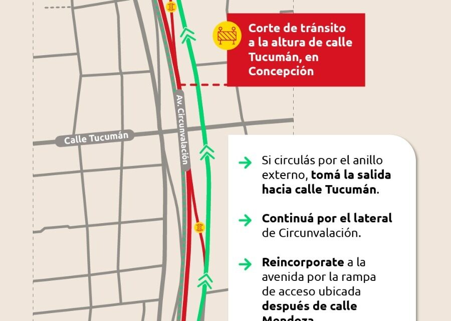 Circunvalación: qué hay que saber para no confundirse con los próximos cortes