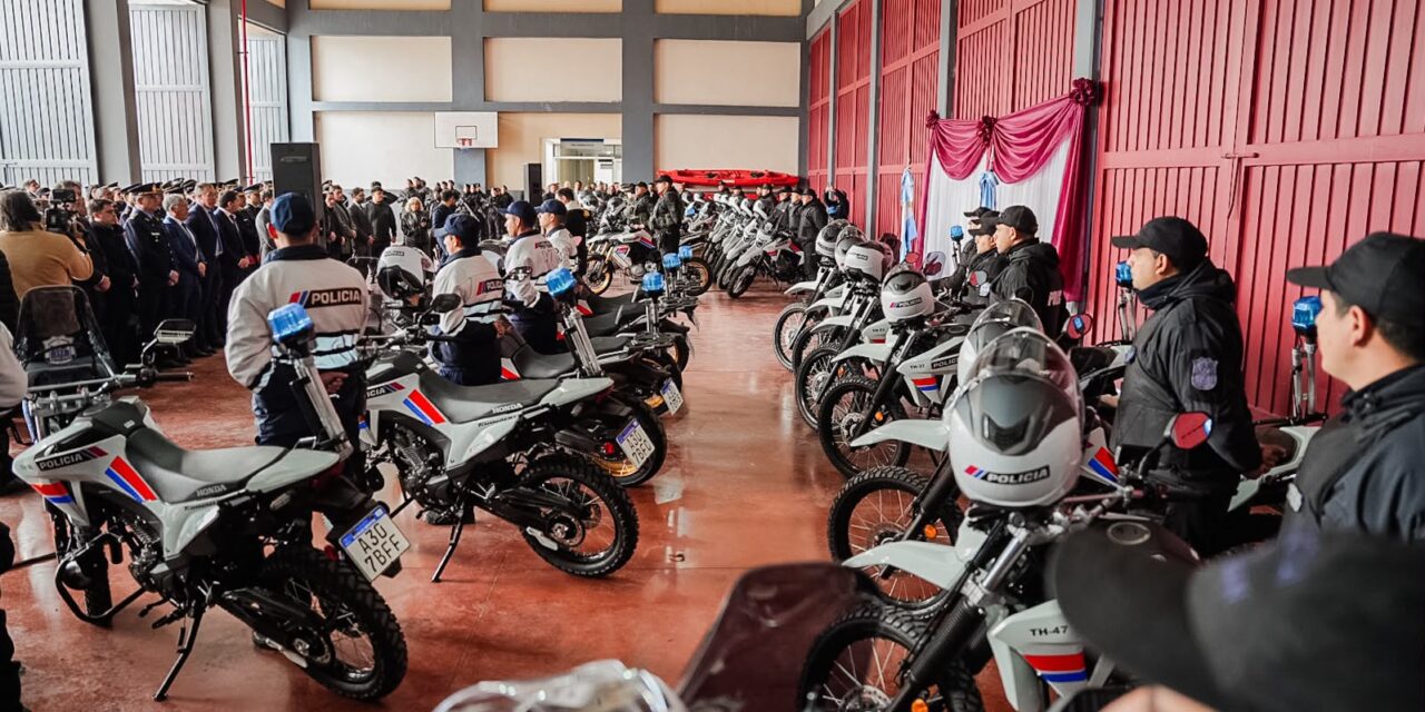 La Policía incorporó 36 motos para reforzar la prevención y los controles de tránsito