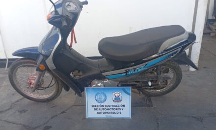 Recuperaron dos motos con pedido de secuestro en Rawson y Rivadavia