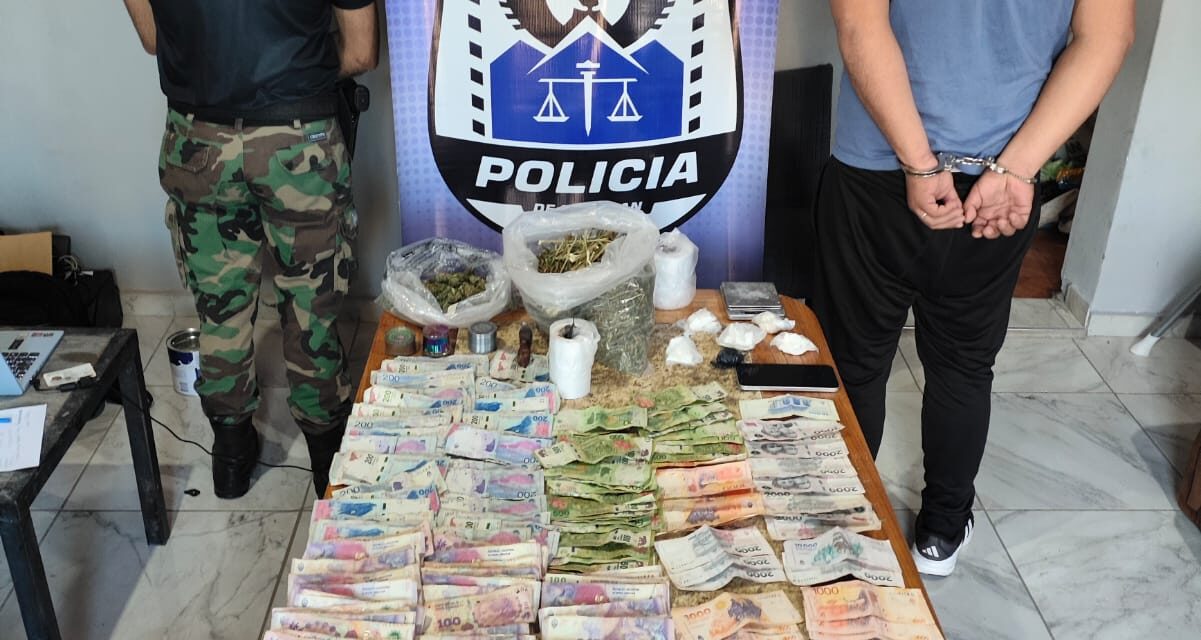Cayó “El Pato” Díaz en Rawson: Secuestran cocaína, marihuana, dinero y lo envían al Penal