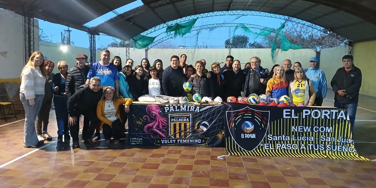 Sportivo Palmira recibió material deportivo para fortalecer el desarrollo de sus disciplinas