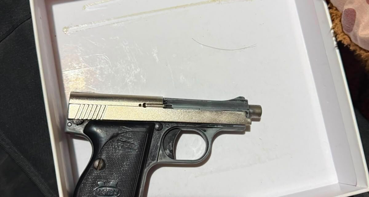 Lo pararon para identificarlo y terminó detenido por llevar un arma de fuego