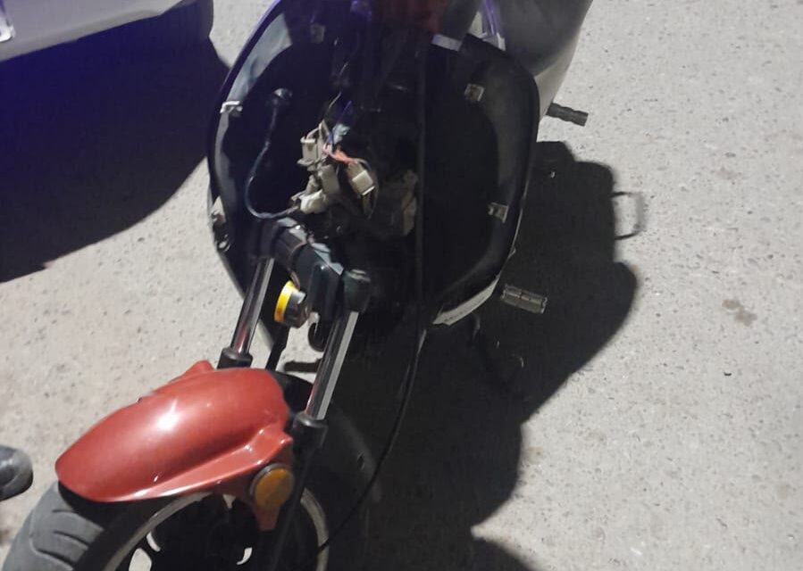 Detuvieron a un adolescente acusado de robar una moto en Rawson