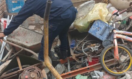 Clausuraron una chacarita en Chimbas y secuestraron más de 230 kilos de metales