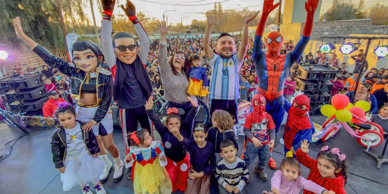 Chimbas celebró el Día del Niño con 26 festejos y más de 7.000 chicos y familias