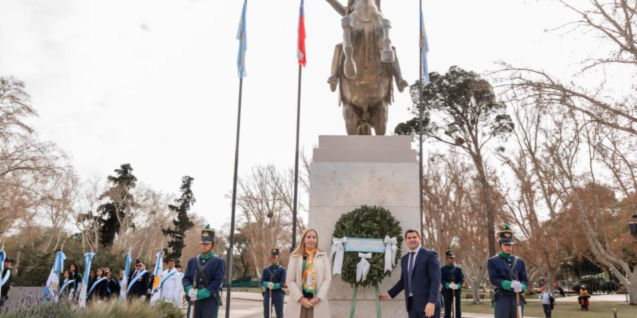 El gobernador Orrego homenajeó a San Martín a 176 años de su paso a la inmortalidad