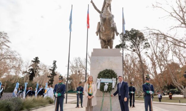 El gobernador Orrego homenajeó a San Martín a 176 años de su paso a la inmortalidad