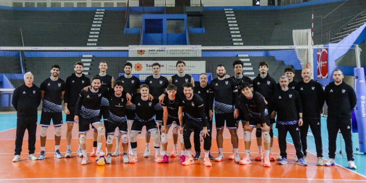 La Selección Argentina ya entrena en San Juan y prepara dos noches de vóley ante Japón