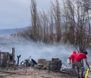 Así quedó El Pocito tras los incendios: familias enteras perdieron todo