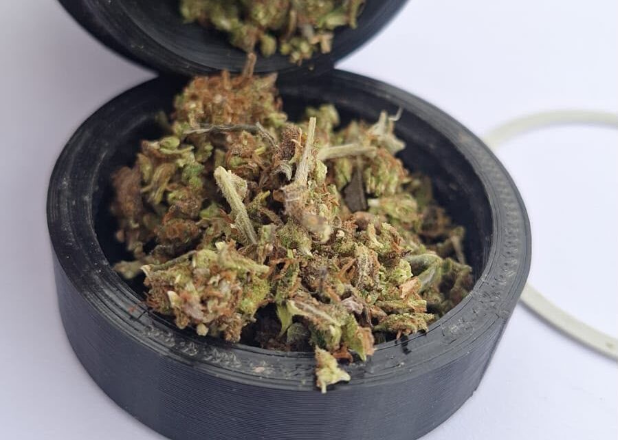 Treparon un portón para entrar a una casa y terminaron detenidos con marihuana