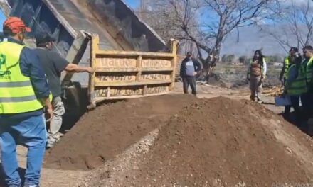 Pocito comenzó la reconstrucción de las casas afectadas por los incendios