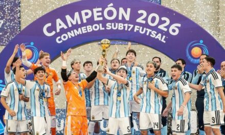 Argentina se consagró tricampeón del Sudamericano Sub 17 de futsal tras vencer a Brasil agónicamente
