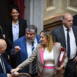 Anabel Fernández Sagasti pidió participar de manera virtual en la sesión por su avanzado embarazo