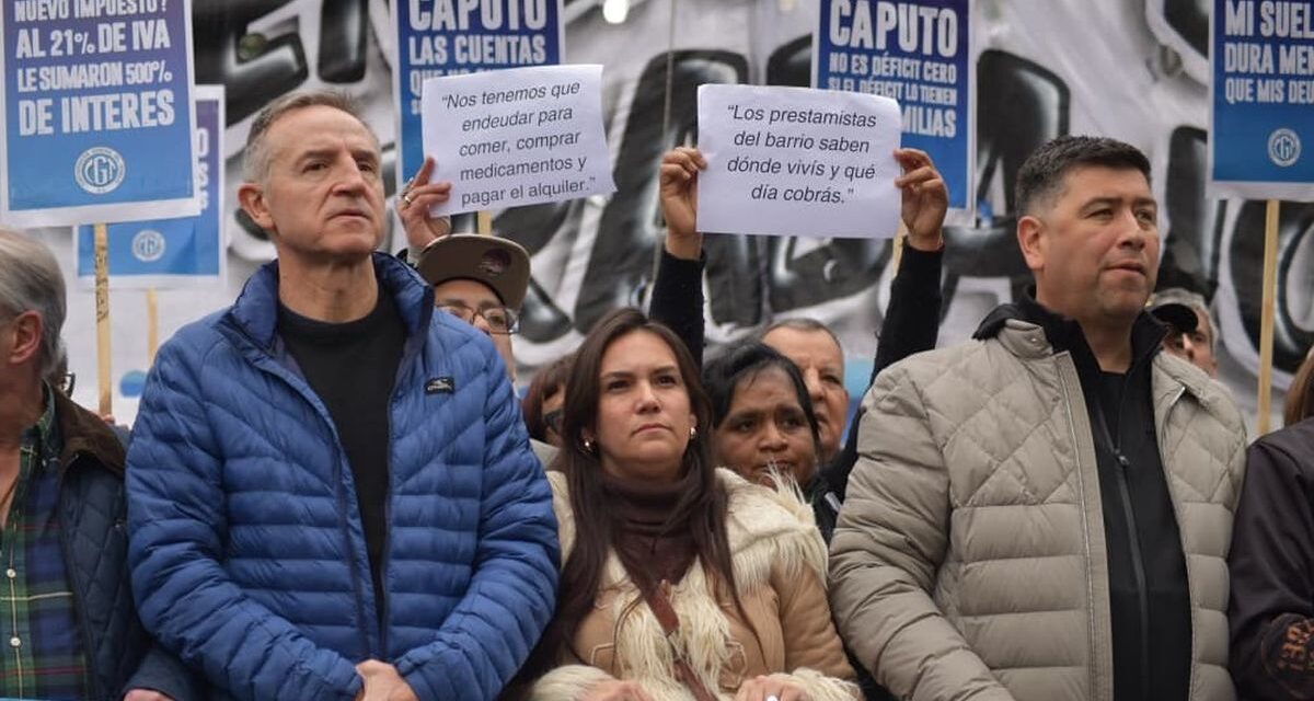 La CGT levanta la bandera de los endeudados y busca marcar la agenda para el 2027