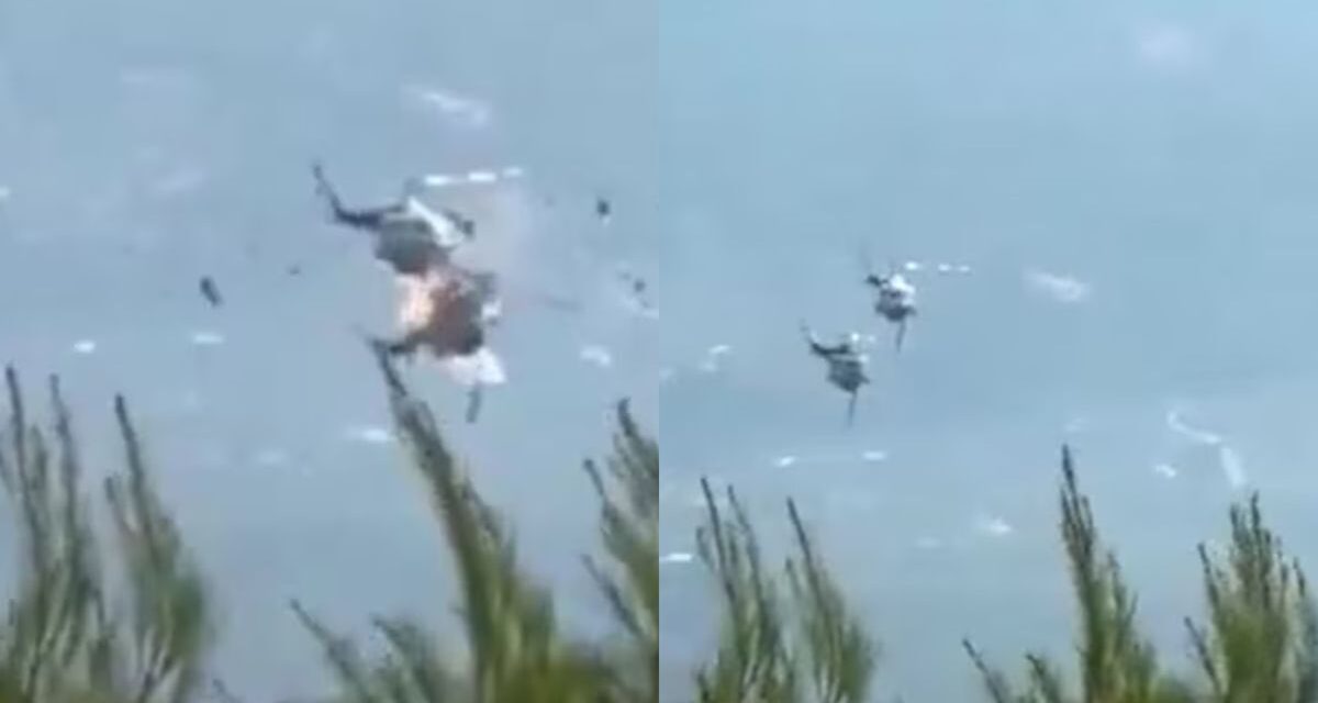 Dos pilotos murieron tras el choque de helicópteros que combatían los incendios