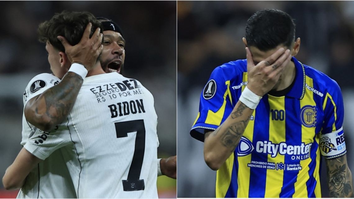 Rosario Central se quedó con las manos vacías en Brasil: perdió 1-0 ante Corinthians y quedó eliminado de la Copa Libertadores