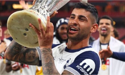 Cristian Cuti Romero se despidió del Tottenham y parte rumbo al Atlético de Madrid
