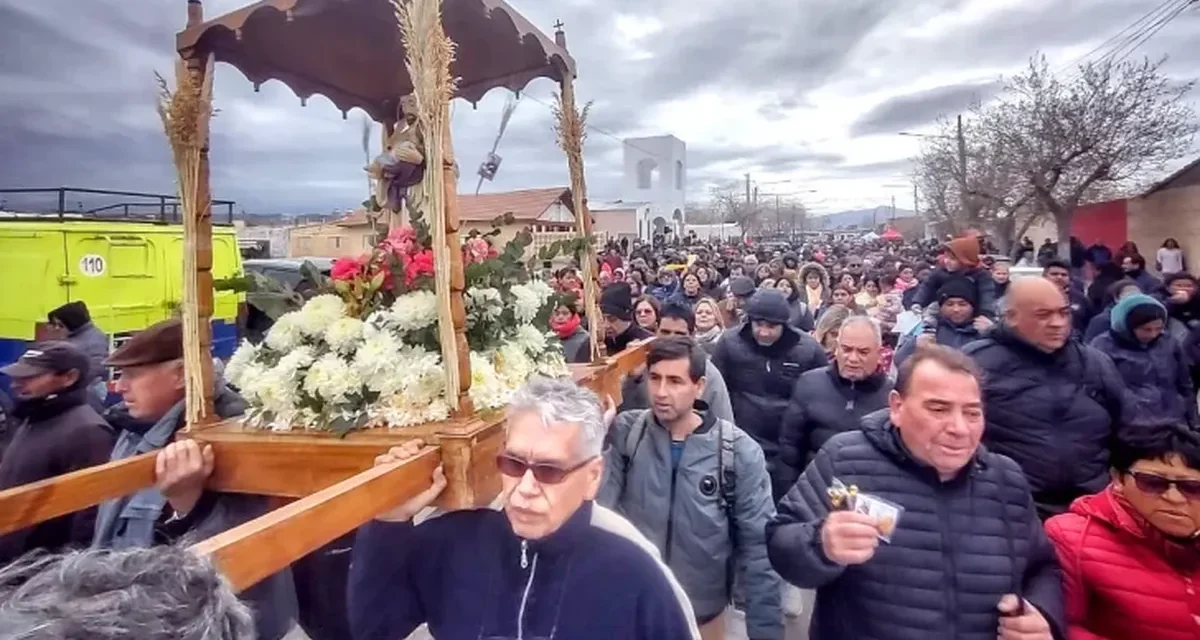 Chimbas celebra a San Cayetano con misas, procesión y bautismos en su fiesta patronal