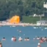 Un dron ucraniano cayó sobre una playa en Rusia y provocó la muerte de siete personas