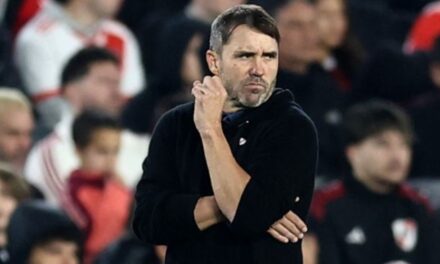 Eduardo Coudet tras el empate de River: la altura, la vuelta de los lesionados y su cruce con Rafael Borré