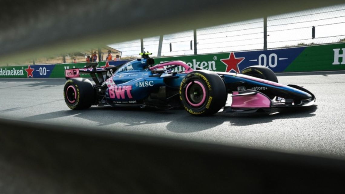 Franco Colapinto en el viernes del GP Países Bajos de la Fórmula 1: entrenamieto libre y Shootout