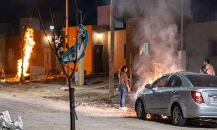 Pánico en San Martín: un auto chocó un gabinete de gas y provocó una explosión