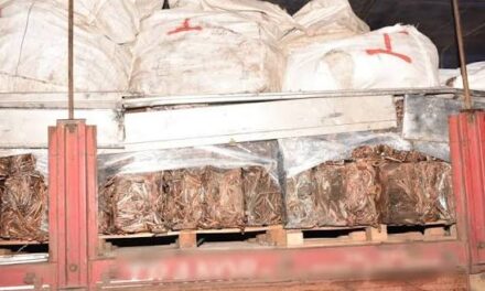 Golpe al negocio del cobre: clausuraron cinco chatarrerías y secuestraron 32 toneladas