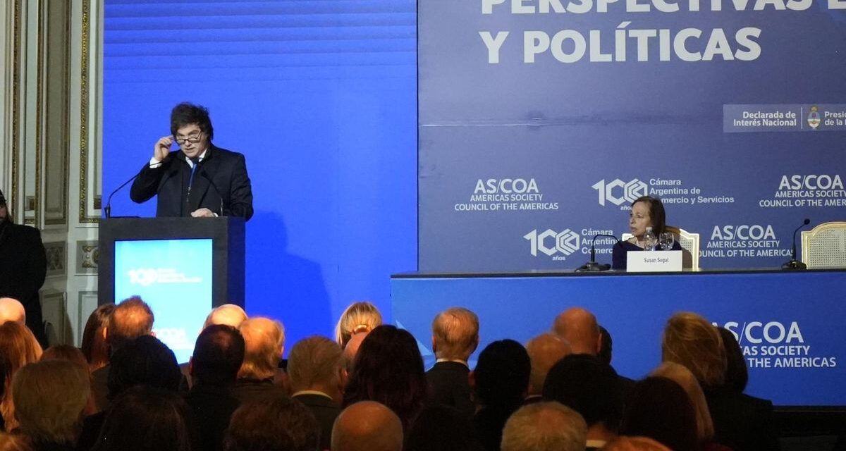 Javier Milei cierra el Council of the Americas en una jornada que reunirá a empresarios, ministros y gobernadores