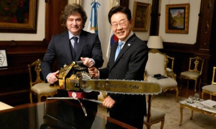 Javier Milei recibió al presidente de Corea del Sur, Lee Jae-Myung