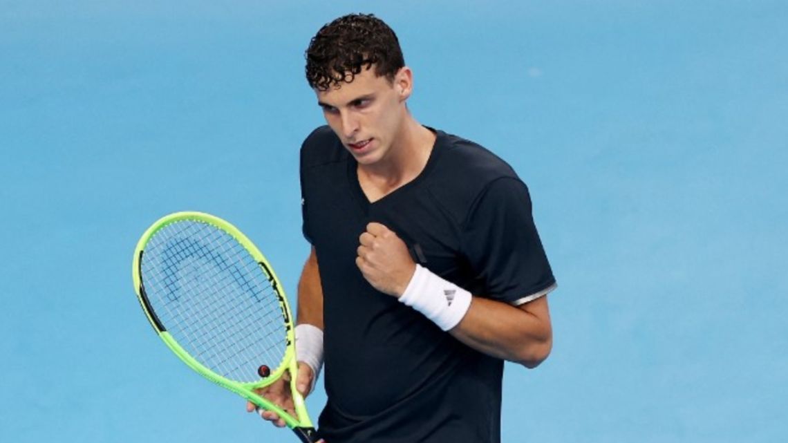 Juan Manuel Cerúndolo ganó en su debut y avanzó a octavos del ATP 250 de Winston-Salem
