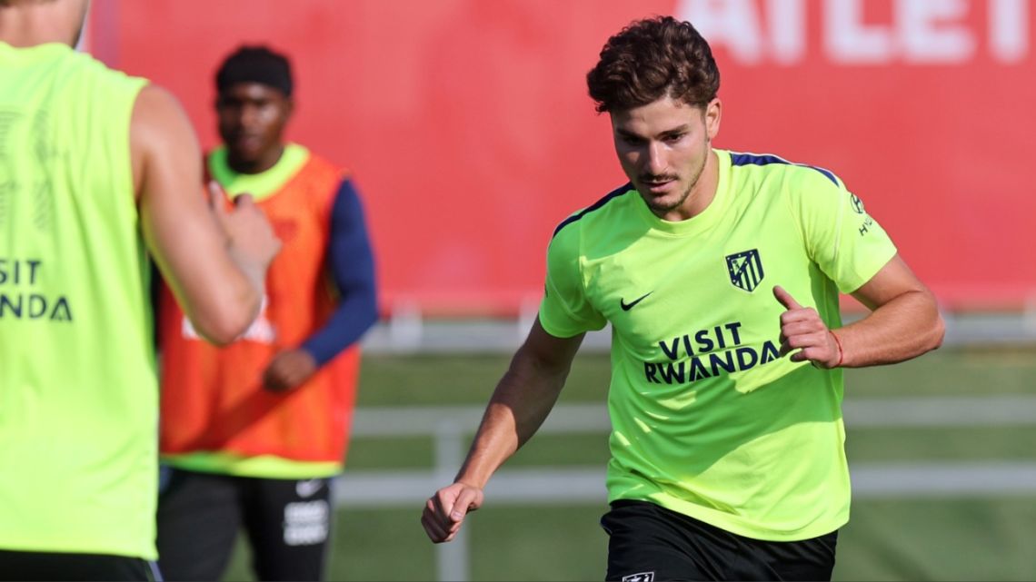Julián Álvarez quedó afuera del último amistoso de Atlético de Madrid
