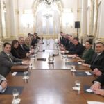 Karina Milei se reunió con la Iglesia y avanzó en la organización de la visita del papa León XIV