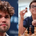Nuevo batacazo de Faustino Oro: le ganó una partida al número uno Magnus Carlsen en ajedrez blitz