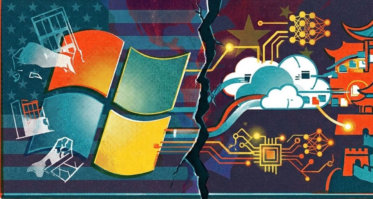 Microsoft se aleja de China por las tensiones con Washington, pero mantiene puentes gracias a la nube y la IA
