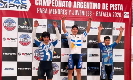 Ocho nuevas medallas y más protagonismo sanjuanino en el Argentino de pista